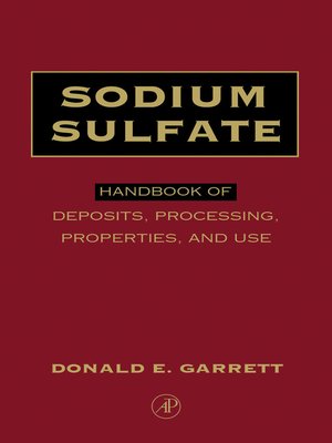 cover image of Sodium Sulfate